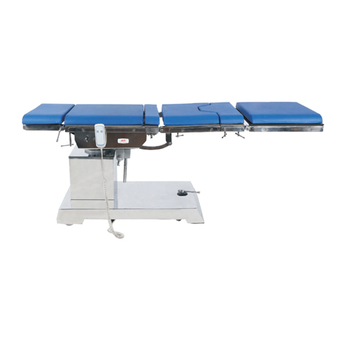 C Arm Compatible Electric OT Table - Stainless Steel, 1910x522 mm | C-arm Compatible, Electric, Mobile, Radiolucent Top, Smooth Articulation