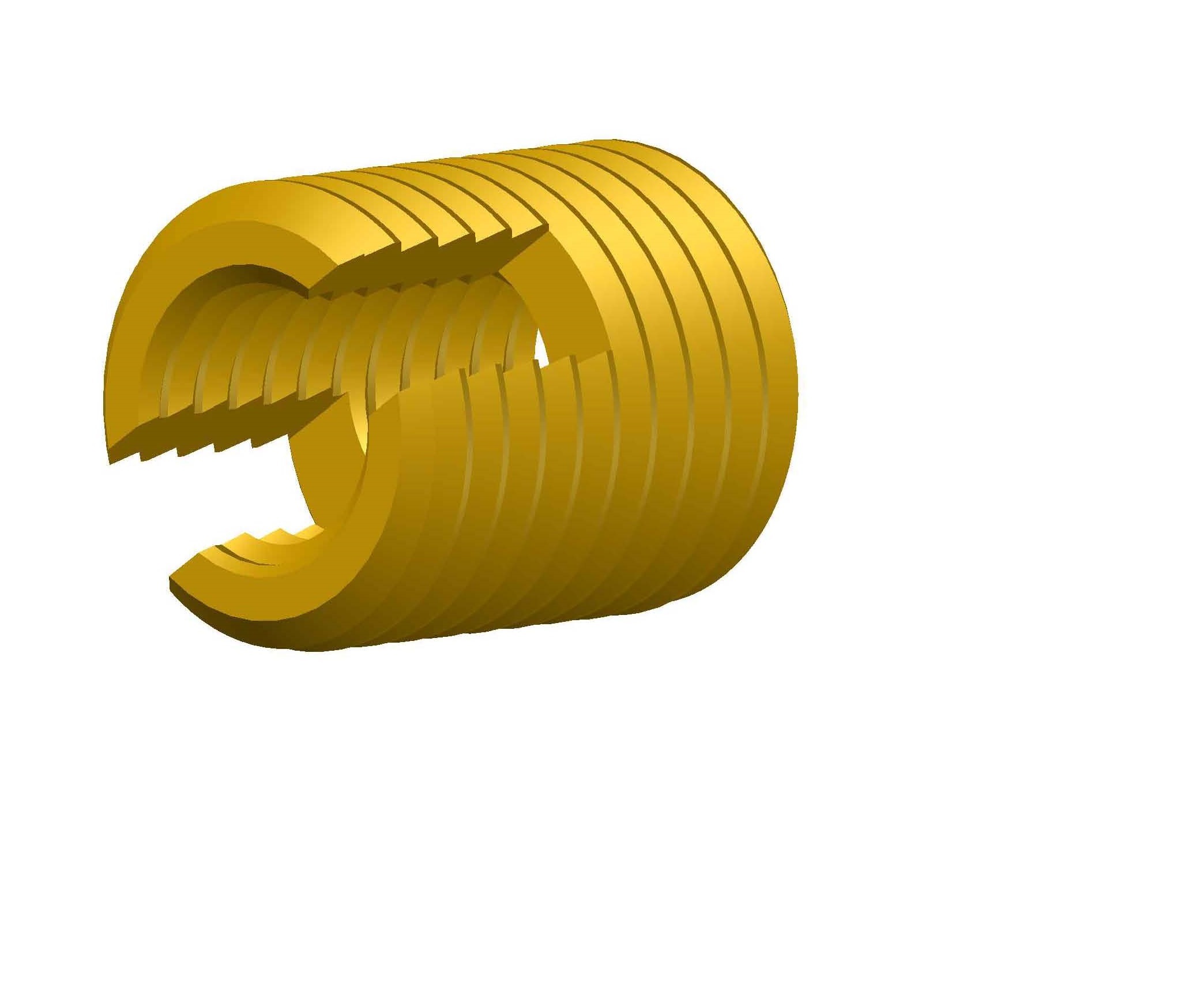 Brass Slotted Insert - 5-16 Mm Diameter, Round Shape | Superior Quality Brass Alloy, Enhanced Durability And Vibration Resistance