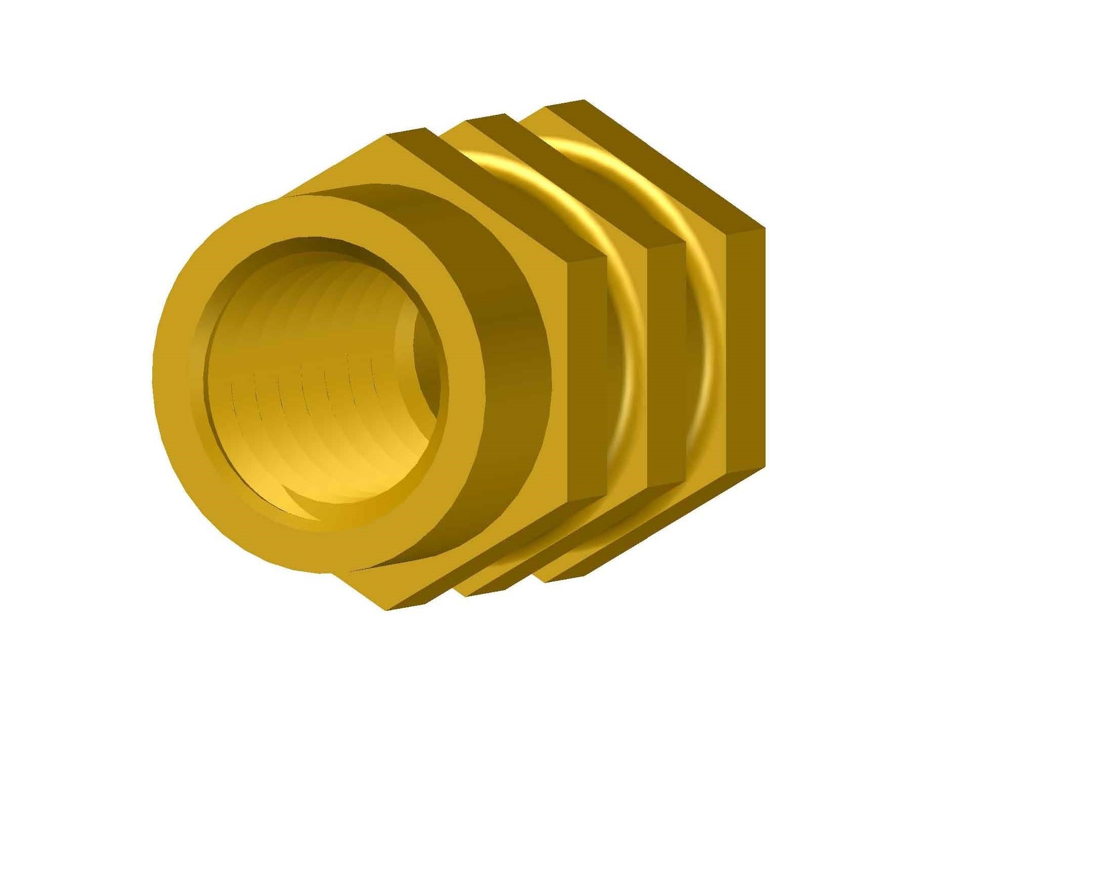 Brass Hexagonal Insert Diameter: 5 - 14 Millimeter (Mm)