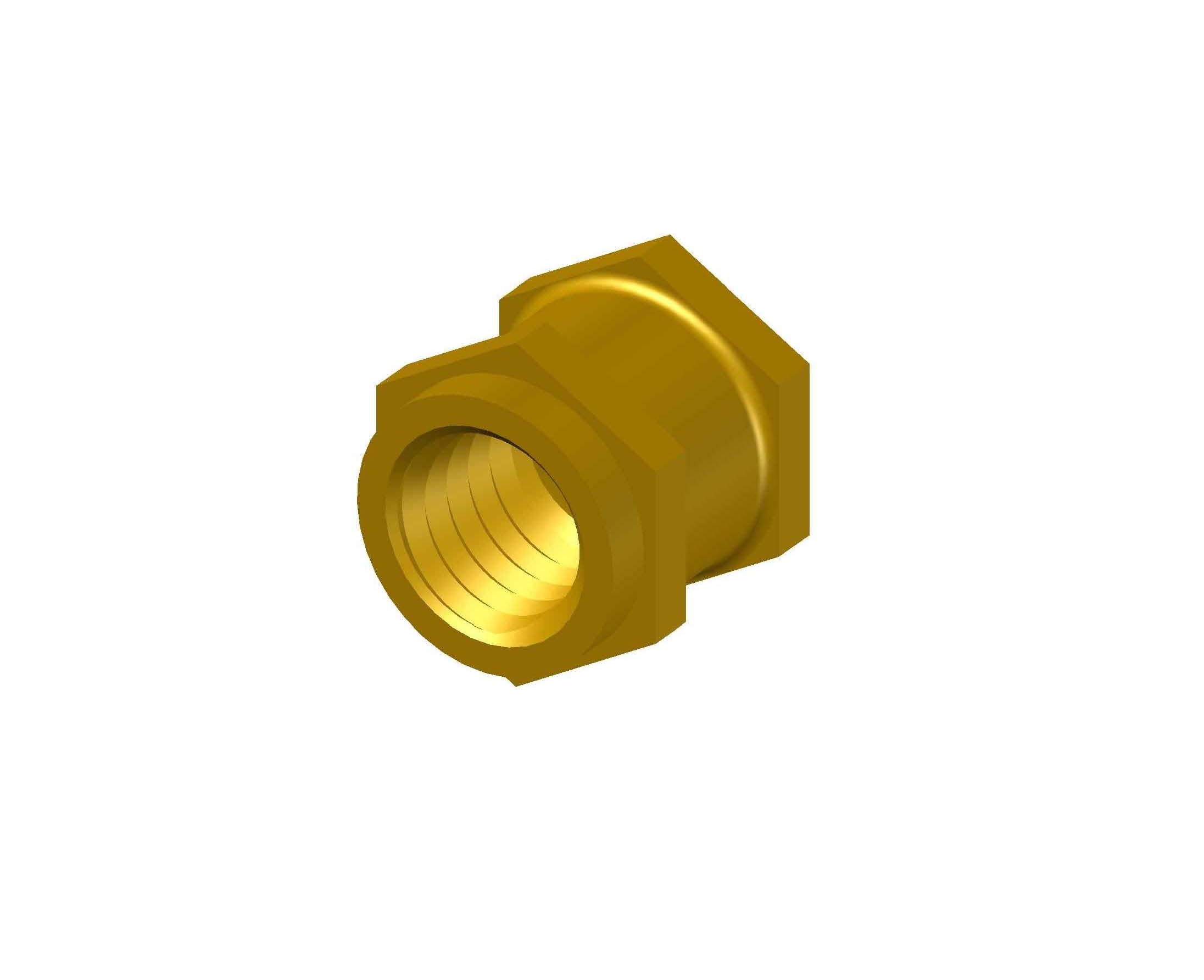 Brass Hexagonal Insert Diameter: 5 - 14 Millimeter (Mm)