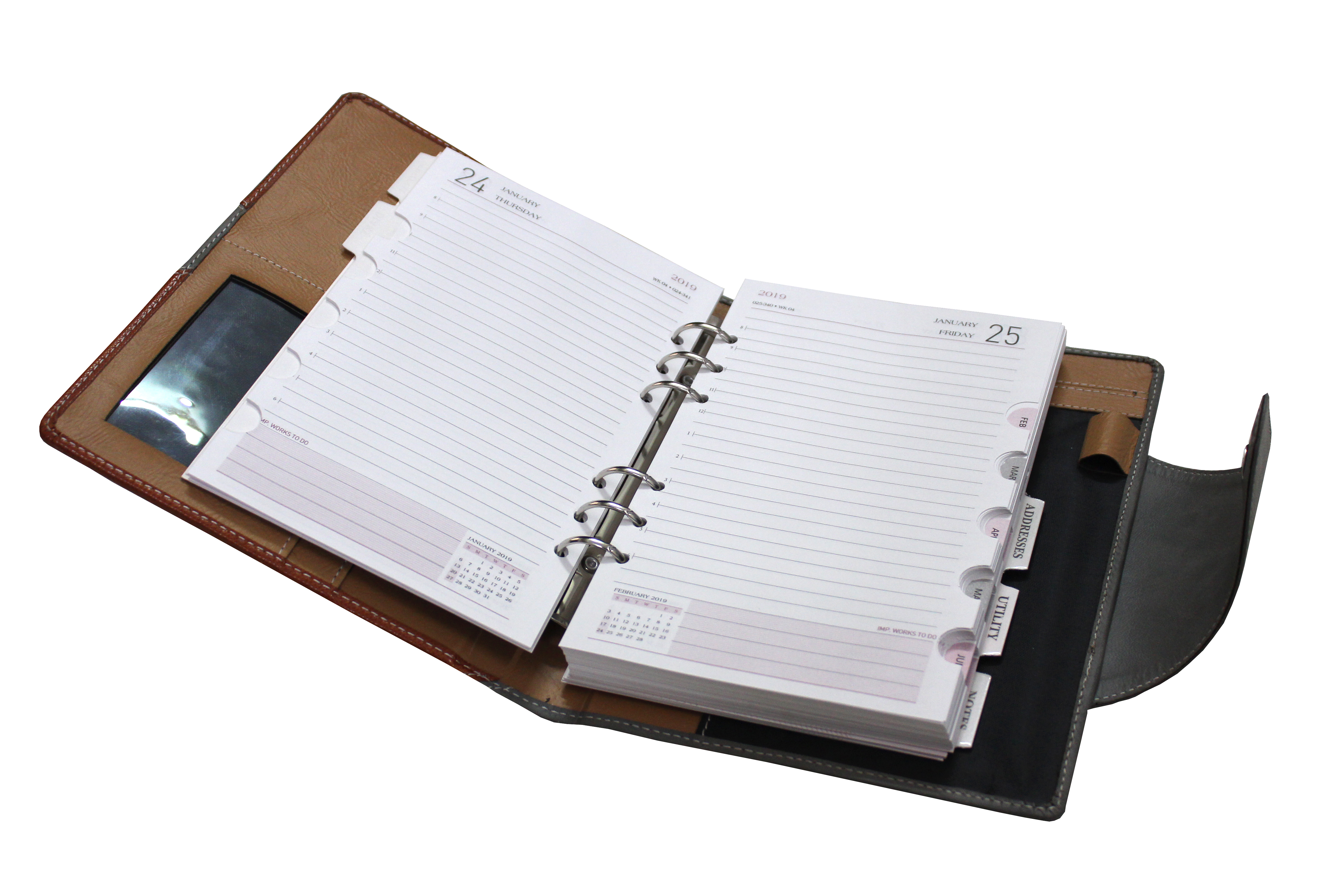 Light Weight Leather Planners