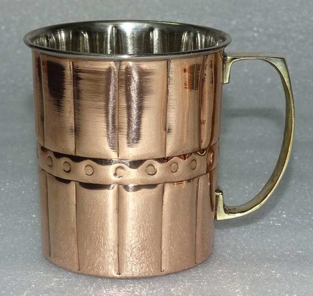 Copper Mug Length: 15 Centimeter (Cm)
