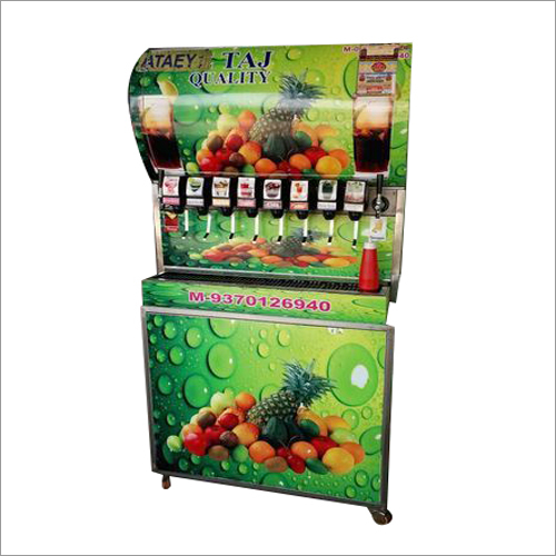 Soda Fountain Machine - Stainless Steel, 1200 Glass Per Day | 1 Year Warranty, Easy to Operate, Fast Operational Speed, Power Efficiency