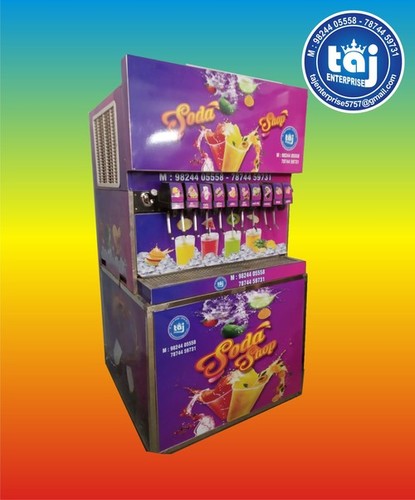 Multi Flavour Soda Machine Capacity: 1200 Glass Per Day Ton/Day