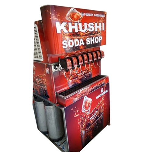 10 Flavour Soda Fountain Machine Capacity: 1200 Glass Per Day Ton/Day