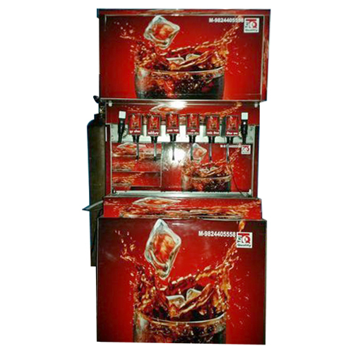 Flavor Soda Fountain Machine - Stainless Steel, Semi Automatic, 1200 Glass Capacity Per Day | Easy Operation, Low Maintenance, Enhanced Durability