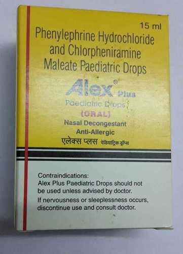 Phenylephrine Hydrocloride  Chlorpheniramine Maleate Paediatric Drop General Medicines