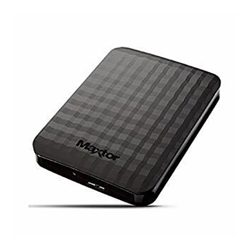 Portable Hard Disk - Plastic, 3.1 x 4.1 x 0.8 Inches, Black | USB 3.0, 1TB Capacity, Quick Data Access, Ideal for Gamers