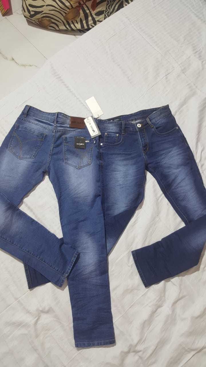 Undefined - Slim Fit Denim Jeans, Blue Color With Wrinkled Pattern | Washable, No Fade, Ideal For All Seasons: Summer, Winter, Rainy, Spring