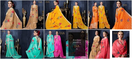 8 Colors Party Wear Saree