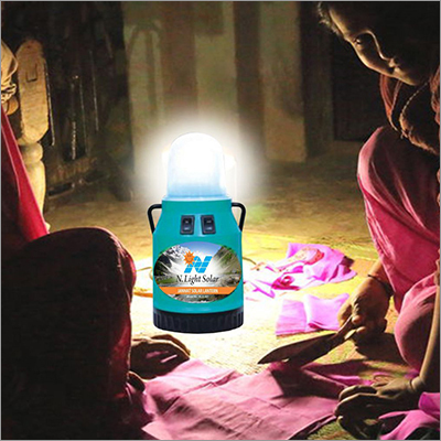Blue Solar Led Lantern