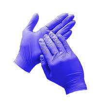 Cole-parmer Non-sterile Latex Gloves - Natural Rubber , 12-18 Inch Lengths, Ergonomic Design, Blue Color, Powder-free, Textured Grip For Pharmaceutical Manufacturing