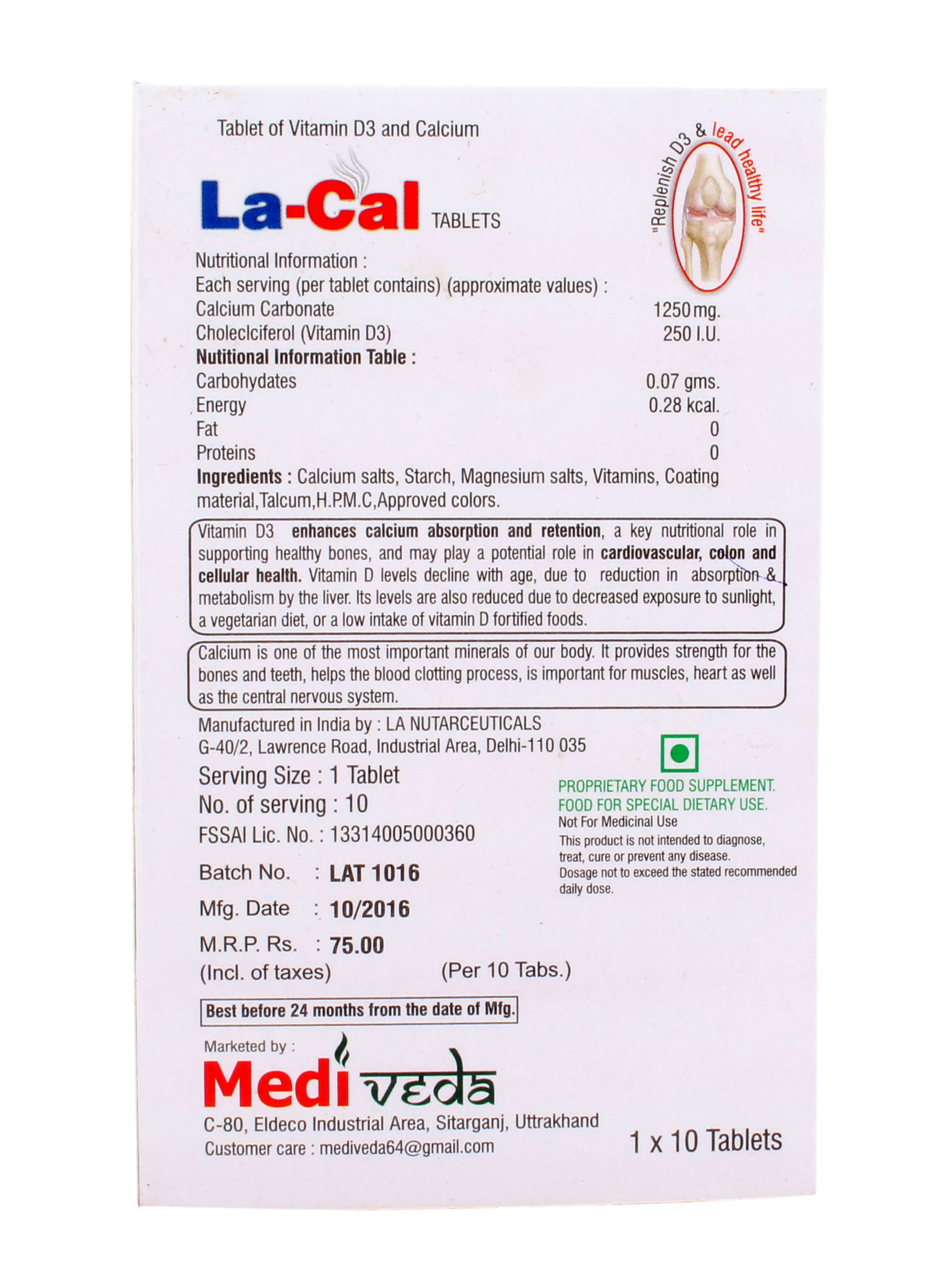 La-cal Tablets