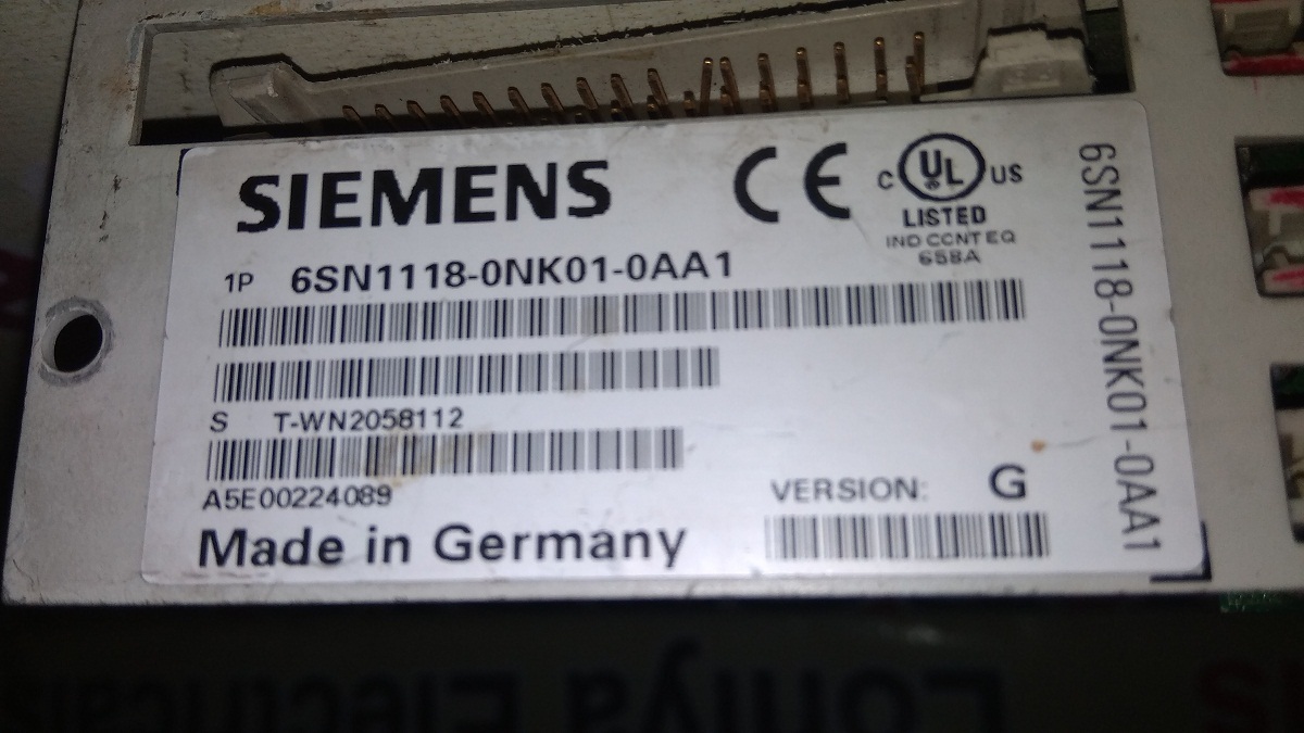 Siemens Controlblock