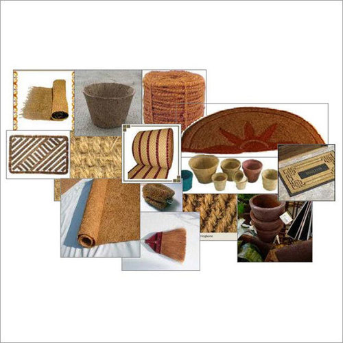 नारियल की रेशे से बने उत्पाद