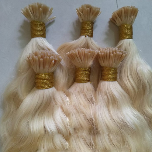 White Hair Tip Extension