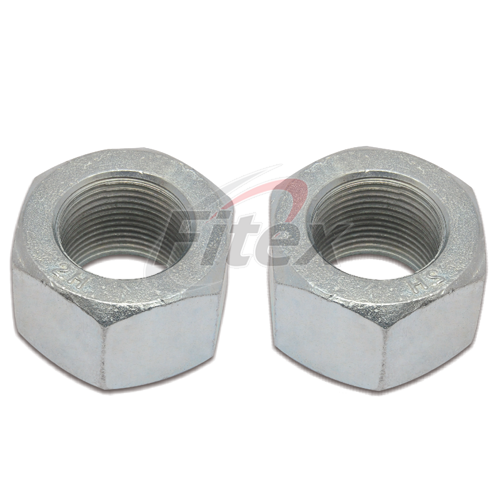 Heavy Hexagon Nuts - High Grade Steel Alloy, Zinc Coated Surface, Chemical Inertness, Excellent Tightness for Heavy Duty Applications