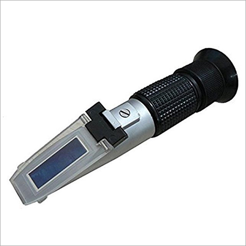 Hand Refractometer - U-Tech Make, 27x40x160mm Size, 220-440V Voltage | Laboratory Use, Accurate Measurement Range 0-92%