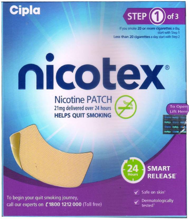 Nicotine Transdermal Patch - Effective Smoking Cessation Solution | Dosage As Prescribed By Physician, Reduces Cravings And Withdrawal Symptoms, Suitable For Adults And Teenagers, Store In A Dry Place