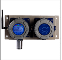 यूनिवर्सल रिसीवर के साथ वायरलेस गैस डिटेक्टर