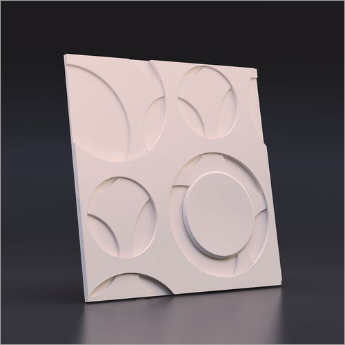 Decorative 3d Wall Panel - Wtr Weatherboard, 406mm X 406mm X 18mm, White | Appealing Look, Easy Installation, Elegant Floral Design, Durable Finish