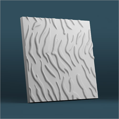 3d Pvc Wall Panel - 12x12 Inches, White | Durable, Easy Install, Water Resistant, Modern Design, Soundproof, Easy Maintenance