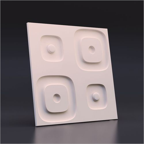 3d Pvc Wall Panel - 12x12 Inches, White | Durable, Easy Install, Water Resistant, Modern Design, Soundproof, Easy Maintenance