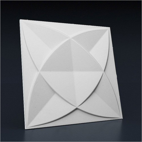 3d Pvc Wall Panel - 12x12 Inches, White | Durable, Easy Install, Water Resistant, Modern Design, Soundproof, Easy Maintenance