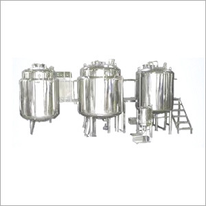 Silver Automatic Oral Liquid Syrup Manufacturing Plant
