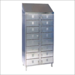 SS Shoe Locker - Stainless Steel, Custom Dimensions | Rust Free, Corrosion Resistant, Smooth Edges, Robust Design