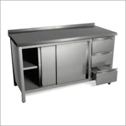 SS File Cabinet - Stainless Steel, Spacious Drawers for Office Use, Rustproof Surface, Scratch Resistant, Elegant Design for Organized Storage