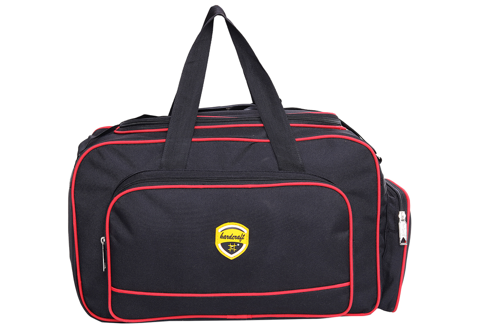 Handmade Duffle Handbag - 19x13x9 inches, Lightweight Waterproof Polyester/Nylon Blend | Classy Look, Versatile Use, Folds Flat for Easy Storage