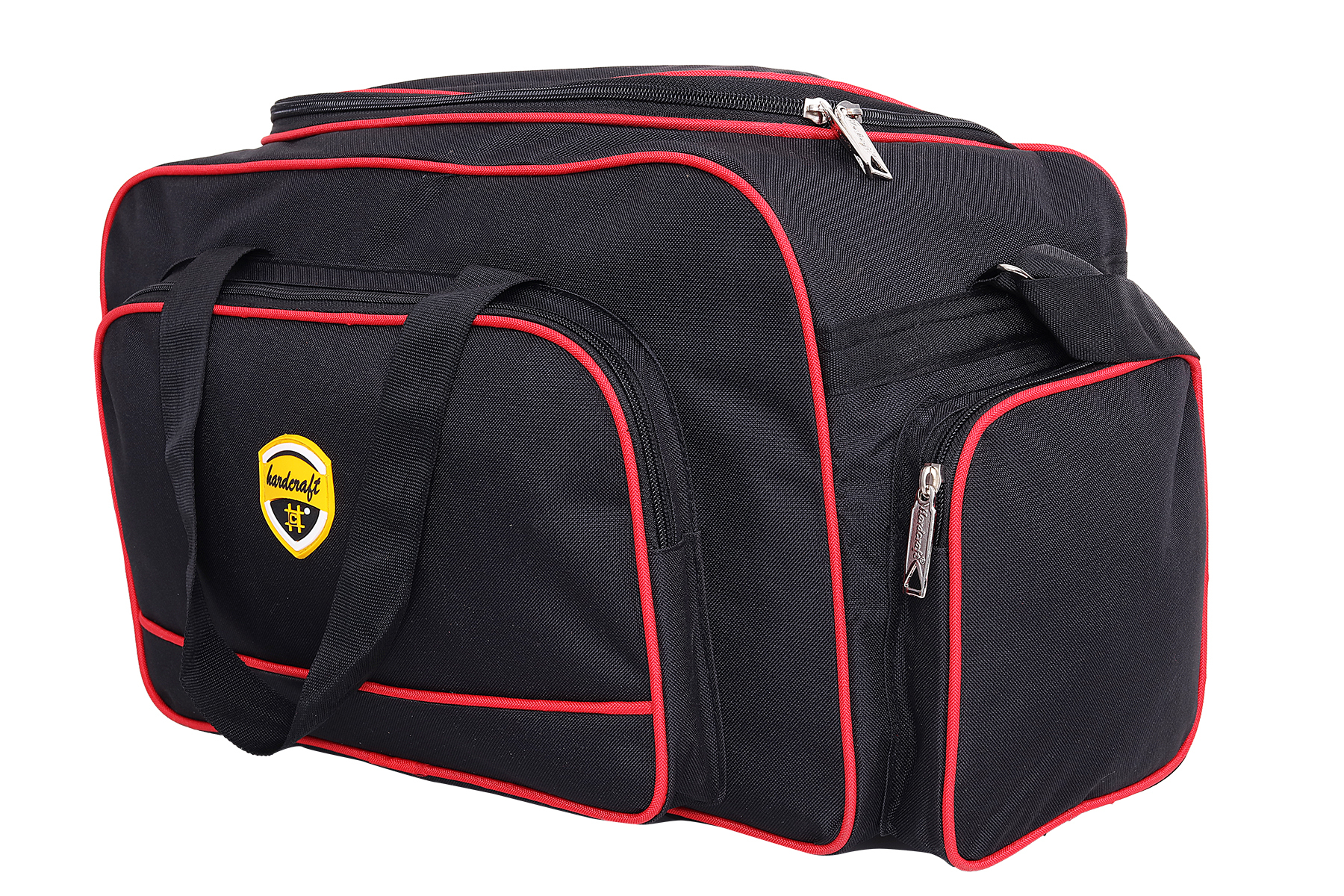 Handmade Duffle Handbag - 19x13x9 Inches, Lightweight Waterproof Polyester/nylon Mix | Classy Design, Adjustable Strap, Multi-compartment Storage