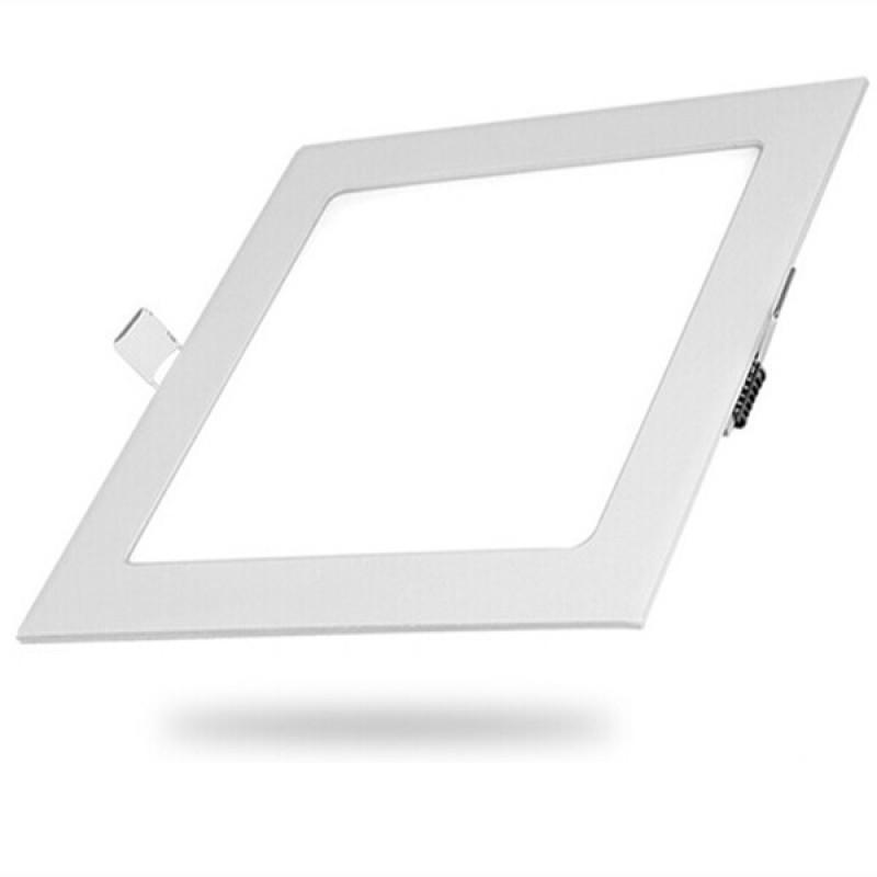 15w Led Panel Light - Die Cast Aluminium, 8x8 Inches, White | Anti-glare Diffuser, 86% Energy Saving, Smd 2835, 230v, 105 Lm/w