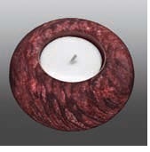 Painting Royal Purple Round Aluminum Urn