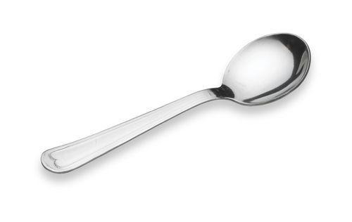Baby Soup Spoon - Set of 6 | Stainless Steel, 1 to 1.8mm Thickness, Lightweight 40-60g