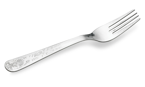 Dessert Fork (Set of 6) - Stainless Steel, 1 to 1.8 mm Thickness, 40-60 g Weight | Durable Metal Construction for Elegant Dining