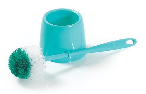 POPULAR ANTIBAC TOILET BRUSH WITH HOLDER - PVC Plastic, 5-10 mm Thickness, 200-350 g Weight | Antibacterial Design for Effective Cleaning