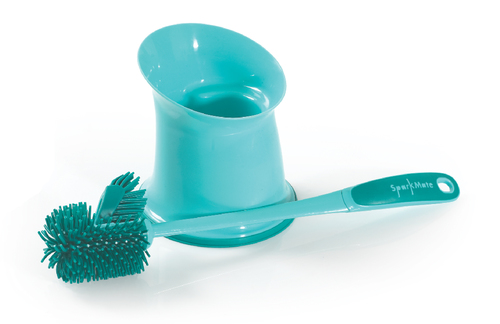 XTRALIFE ANTIBAC TOILET BRUSH WITH HOLDER - PVC Material, 5-15 mm Thick, Weighs 70-160 g | Durable Antibacterial Design for Effective Cleanliness