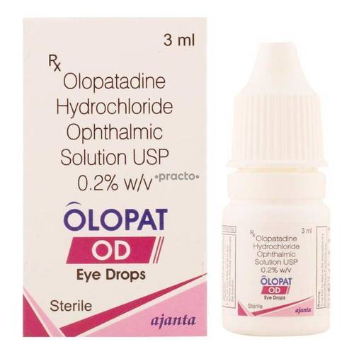 Olopatadine Eye Drops - Liquid Antihistamine Solution | For All Ages, Treats Itching, Burning, Redness, Watering, Store in Cool Place