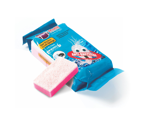 NON SCRATCH SCRUB SPONGE (1 PCS) - Plastic Material, 1-3 mm Thickness | Durable and Strong Performance for Various Cleaning Tasks