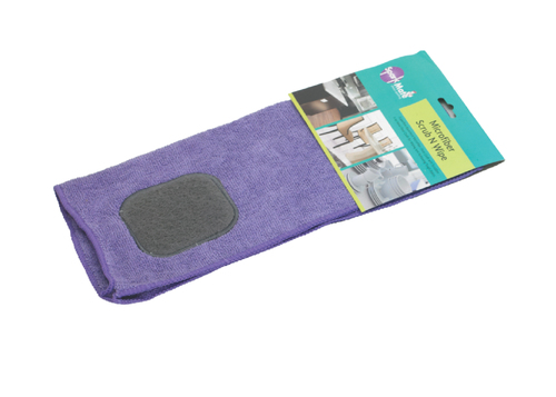 MICROFIBER SCRUB N WIPE - Microfiber Material, 1-3 Millimeter Thickness | Strong Cleaning Strength for Versatile Surface Maintenance