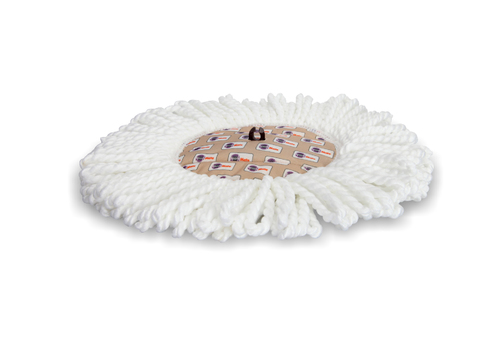 HI-LINE TURBO SPIN MOP REFILL 2 PCS - Thick 1-3mm, Weight 50-350g | Strong Durability and Enhanced Cleaning Performance