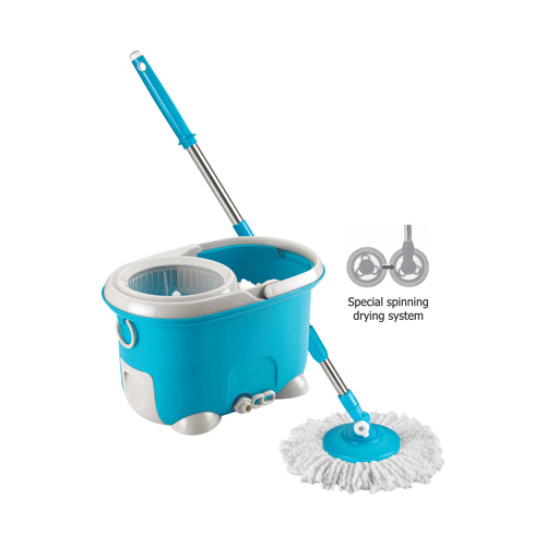 MAGIC CLEANING MOP - Plastic & Stainless Steel, Lightweight 5-15 Kg Design, 1-3 mm Thickness