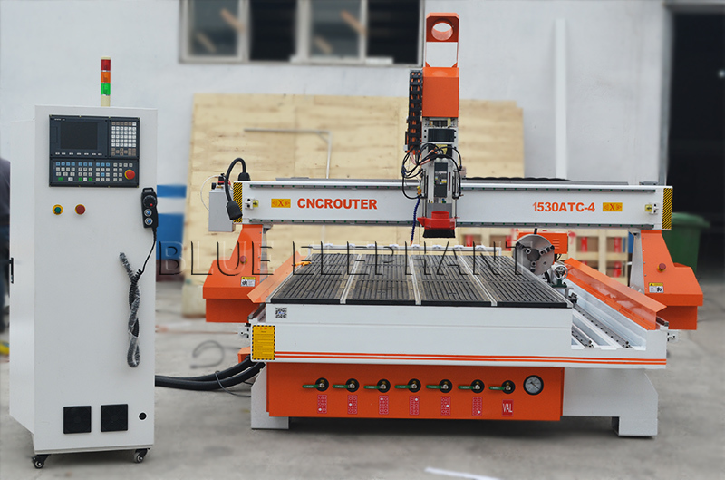 Cnc Router - 1530x3000mm Table Size, 9kw Hsd Air Cooling Spindle, 11kw Delta Inverter, High Precision Japan Yaskawa Servo Motor, Taiwan Syntec Control System, Automatic Operation, Low Energy Consumption