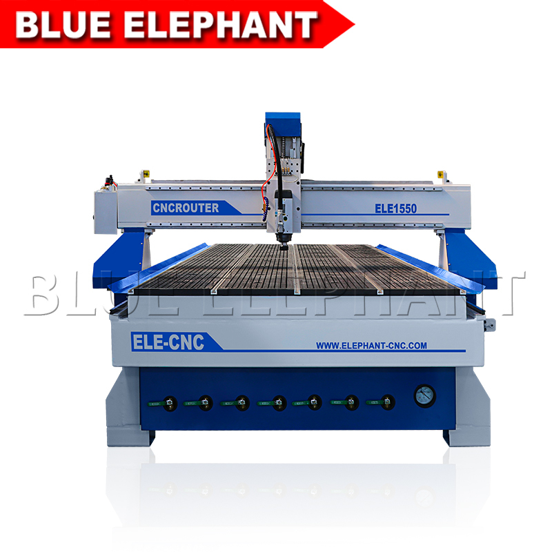 Vacuum Cleaning System 3 Axis 1550 Woodworking Cnc Router Machine Heavy Duty Multi Purpose Wood Router For Mdf Cutting