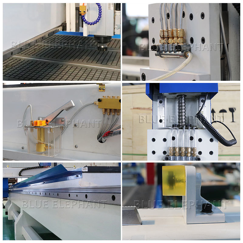 Vacuum Cleaning System 3 Axis 1550 Woodworking Cnc Router Machine Heavy Duty Multi Purpose Wood Router For Mdf Cutting