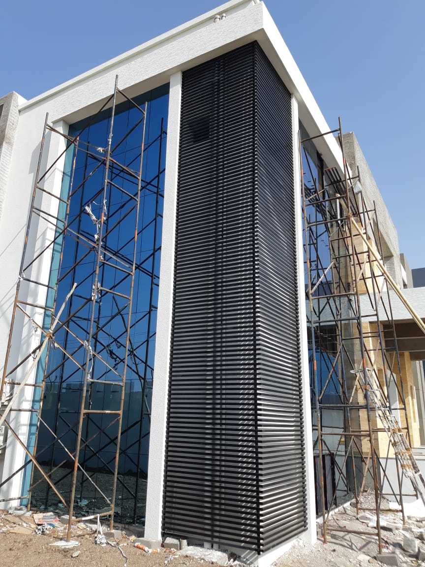 Glass Elevation Composite Panel - Aluminum Material, Any Size, Any Color | Versatile And Modern Design Options