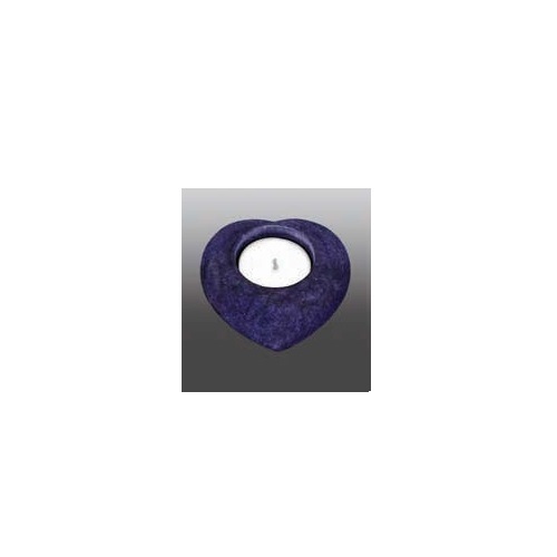 Painting Blue Marble Heart Urn