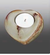 Painting Blue Marble Heart Urn